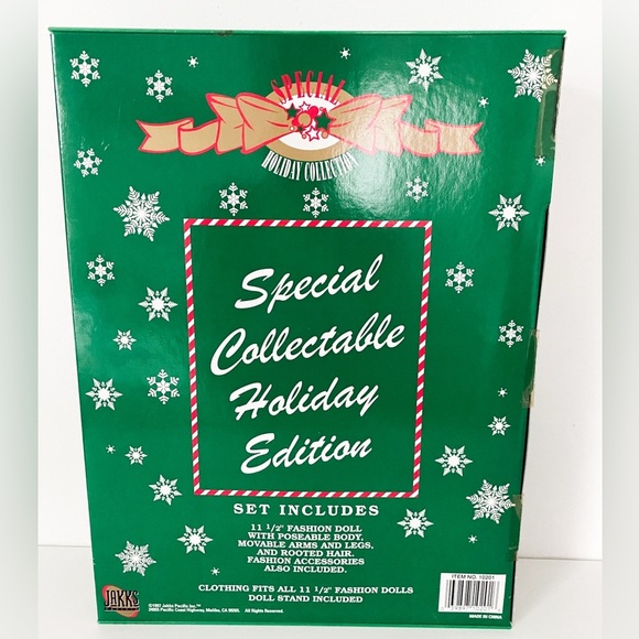 Vintage Jakks Pacific Holiday Holly 1997 Special Edition Doll - White - Picture 3 of 3